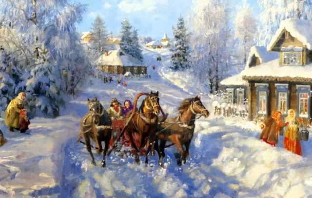 Как отмечали зимние праздники в старину в Иркутске