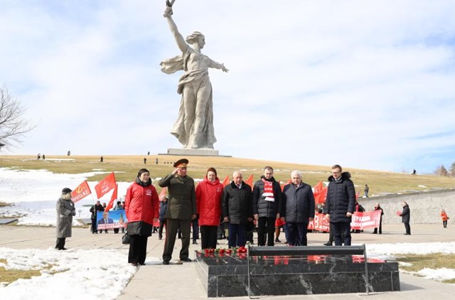 Николай Харитонов на Мамаевом кургане