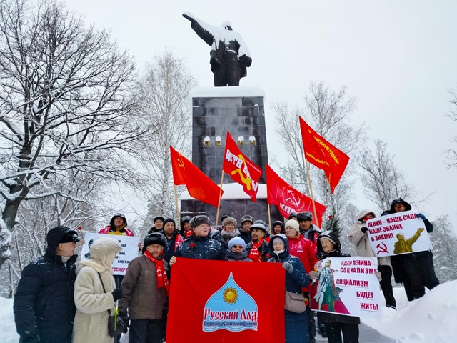 Республика Марий Эл. Памятник Ленину в городе Волжск