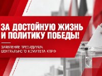 За достойную жизнь и политику победы!